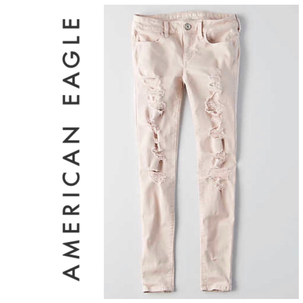 American Eagle ~ Twill Distressed Jegging